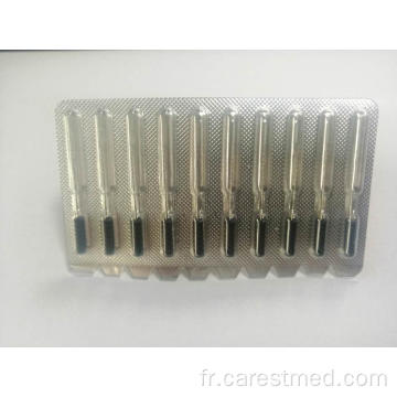 Broches dentaires jetables barbelées avec poignée en plastique 21mm 25mm 0-6 #